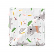 Swaddle Baby Wrap | Dancing Koala | Bamboo Muslin